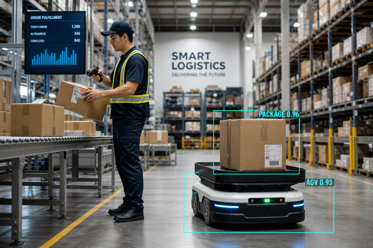 Supply chain and logistics monitoring