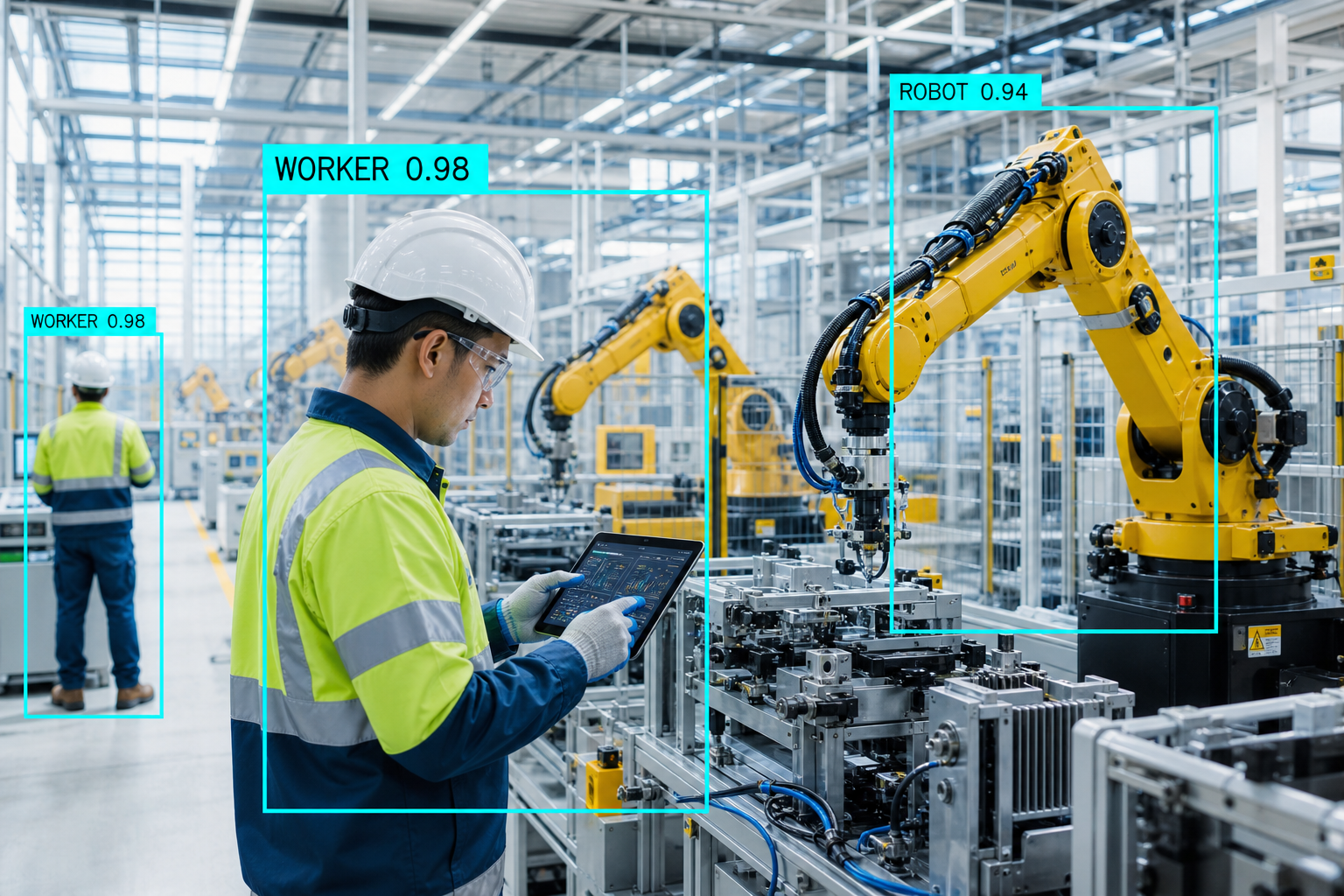 Smart manufacturing floor safety