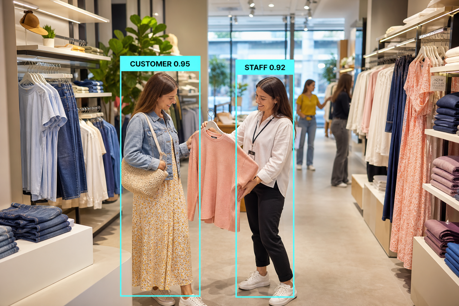 Retail analytics and customer flow