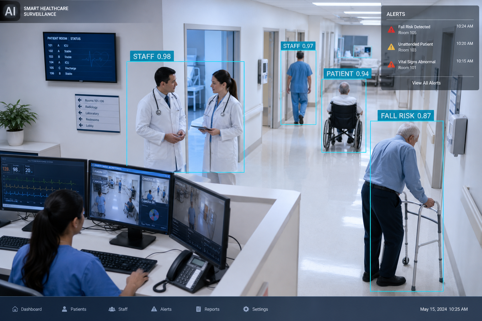AI detection for smart healthcare