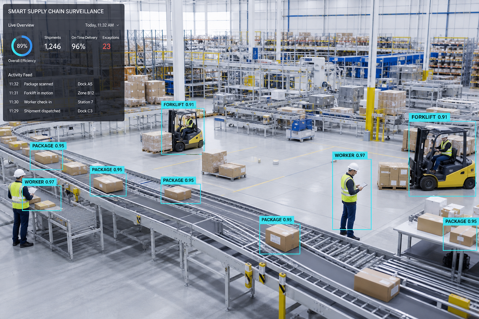 AI detection for smart supply chain