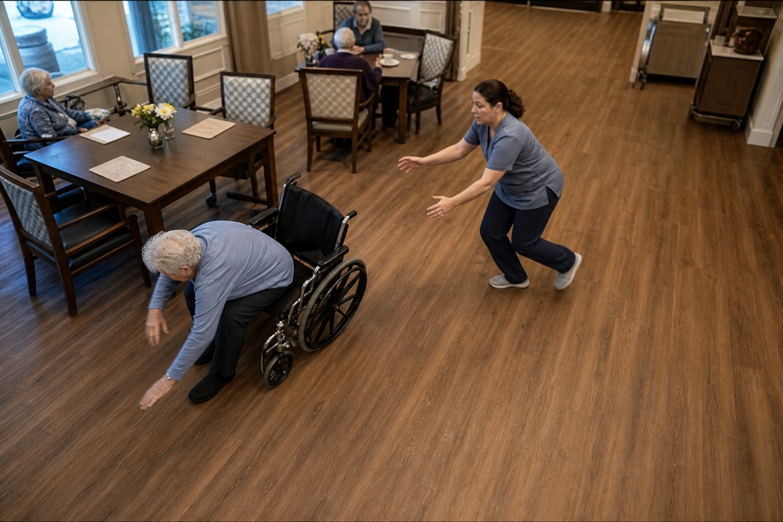 Wheelchair Fall